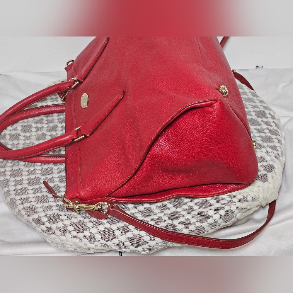 EUC Coach Morgan Satchel Pebble leather Shoulder/Crossbody bag) - Picture 14 of 14